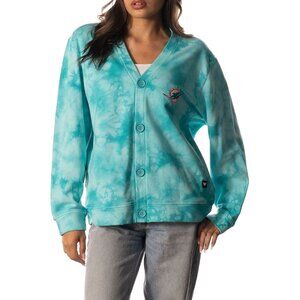 Miami Dolphins Women's Tie Dye Aqua Cardigan - New With Tags! - Regularly $130!